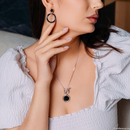 Колье Fiore Luna, Jet